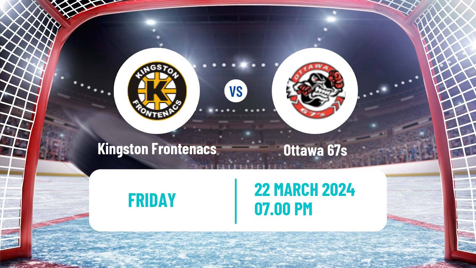 Hockey OHL Kingston Frontenacs - Ottawa 67s
