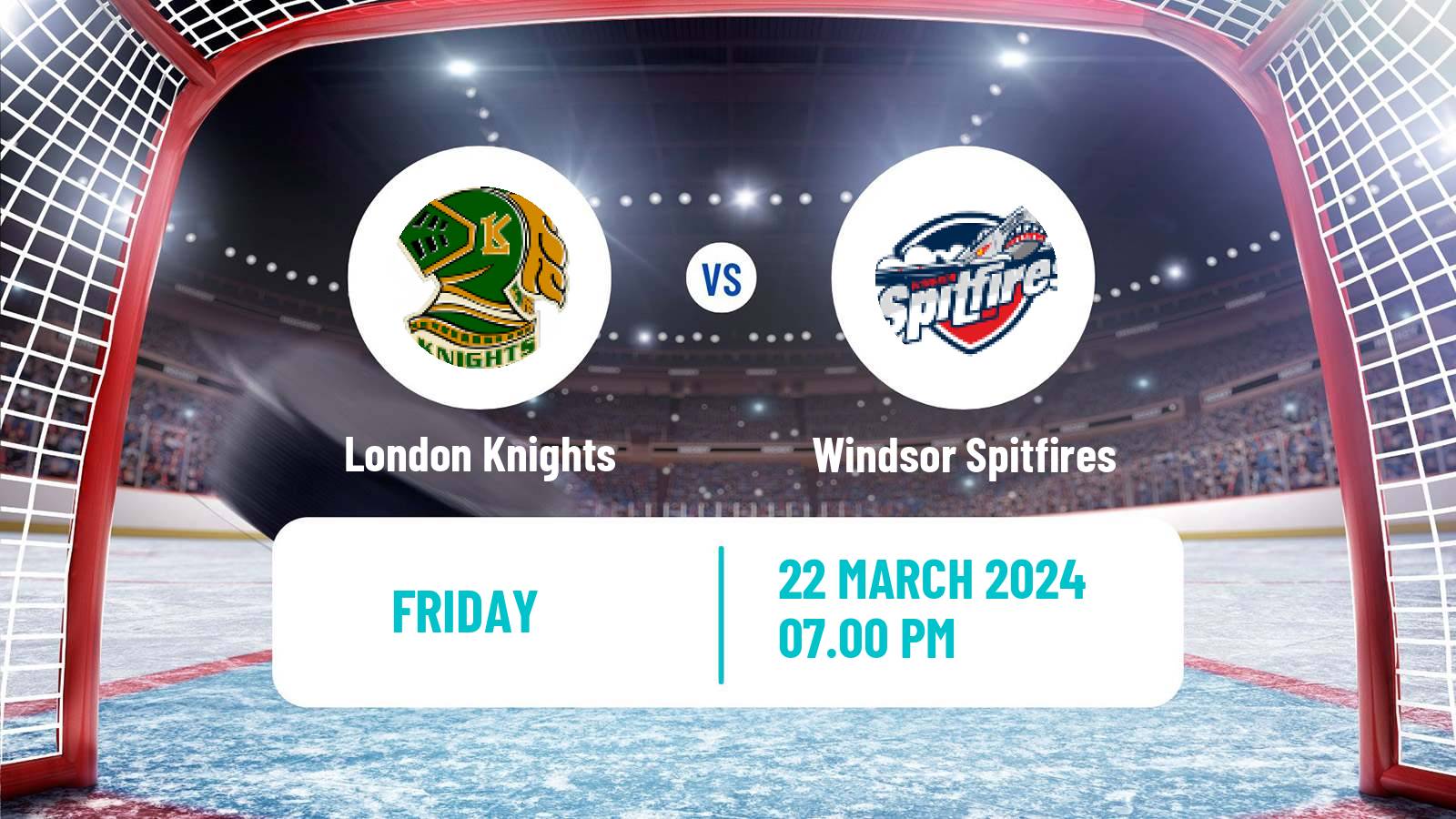 Hockey OHL London Knights - Windsor Spitfires