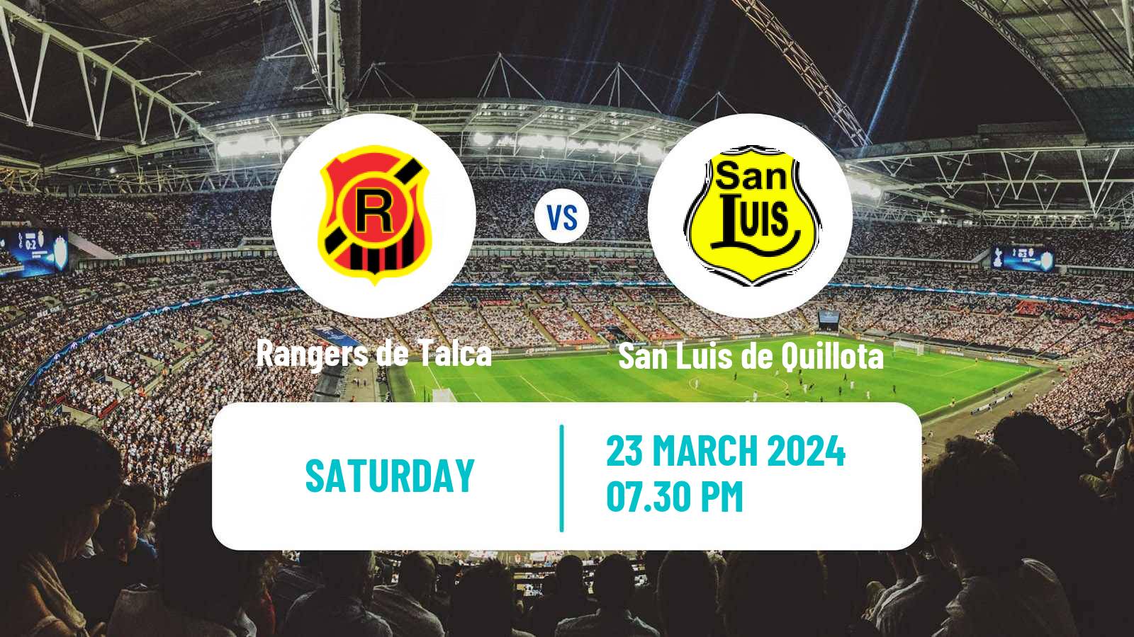 Soccer Chilean Primera B Rangers de Talca - San Luis de Quillota
