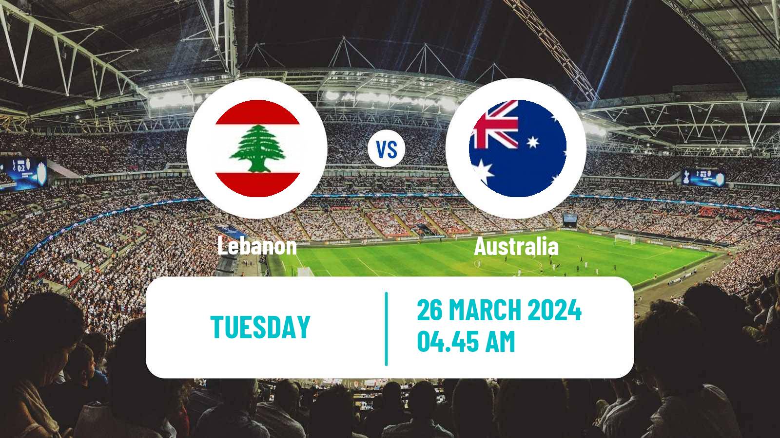 Soccer FIFA World Cup Lebanon - Australia
