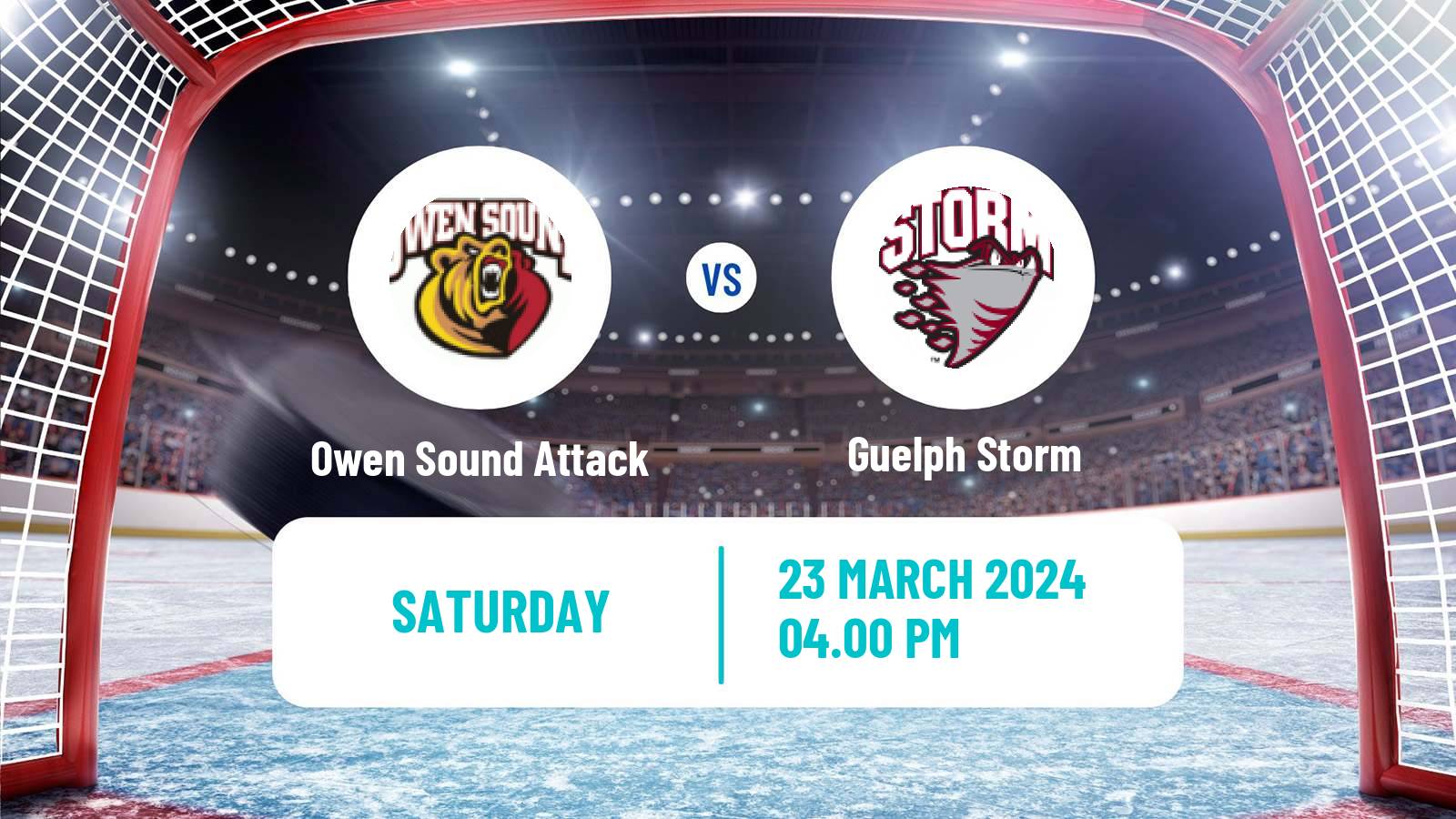 Hockey OHL Owen Sound Attack - Guelph Storm