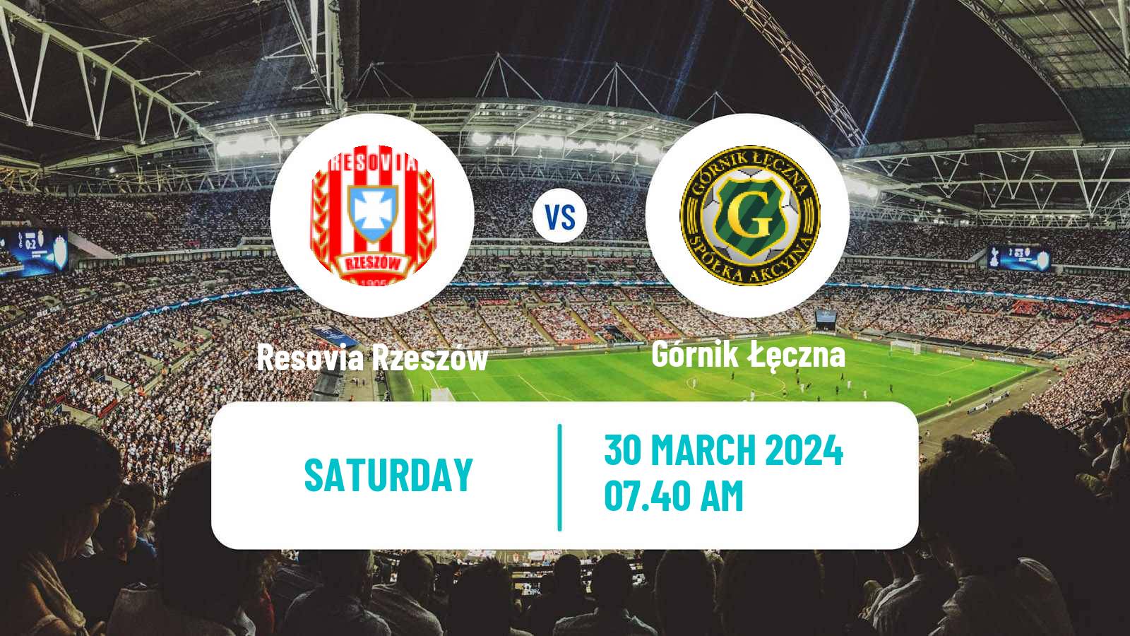 Soccer Polish Division 1 Resovia Rzeszów - Górnik Łęczna