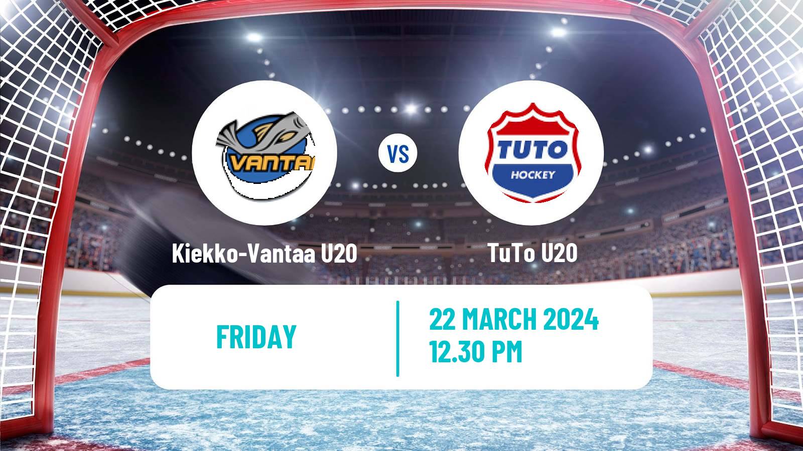 Hockey Finnish SM-sarja U20 Kiekko-Vantaa U20 - TuTo U20