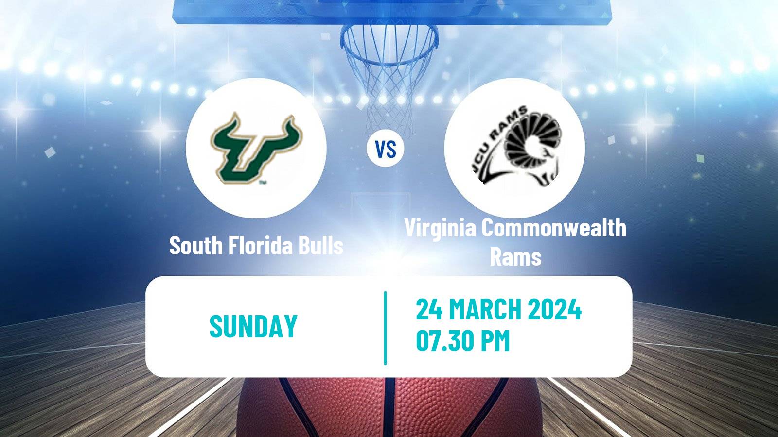 Basketball NIT South Florida Bulls - Virginia Commonwealth Rams