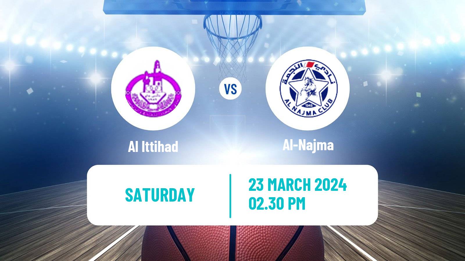 Basketball Bahraini Premier League Basketball Al Ittihad - Al-Najma