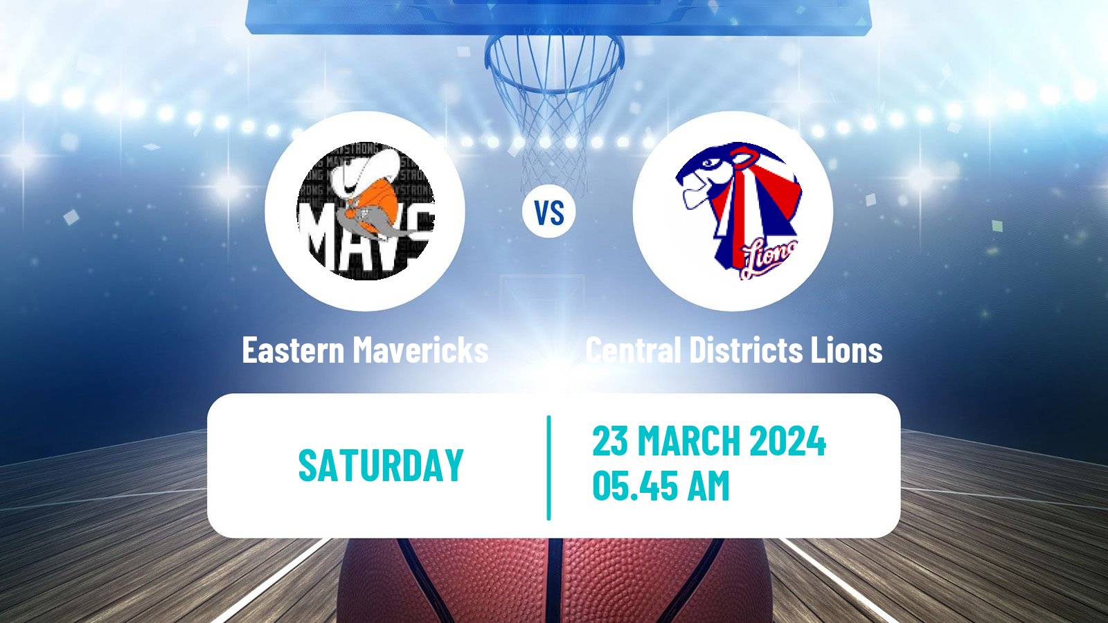 Basketball Australian NBL1 Central Eastern Mavericks - Central Districts Lions