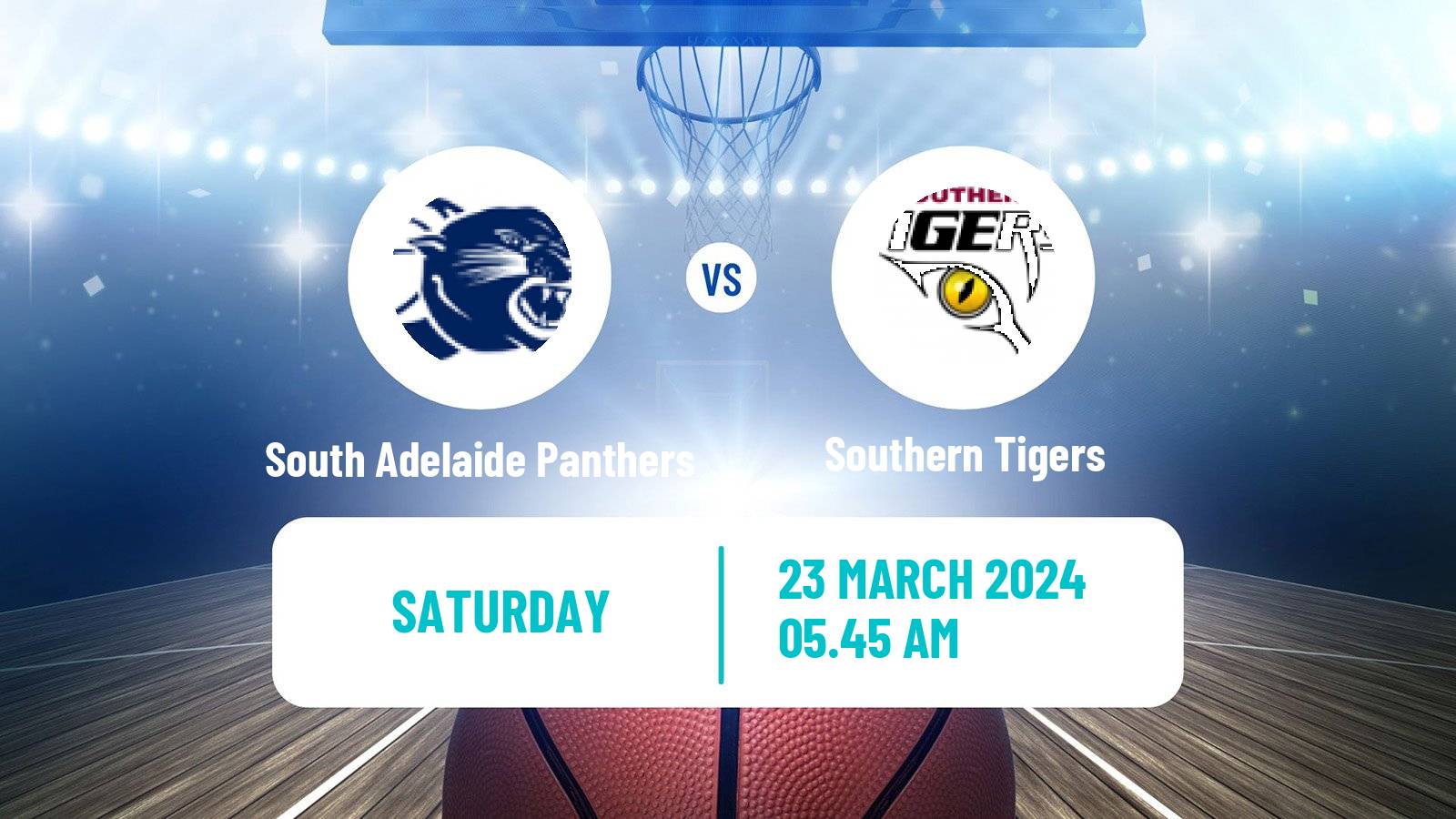 Basketball Australian NBL1 Central South Adelaide Panthers - Southern Tigers