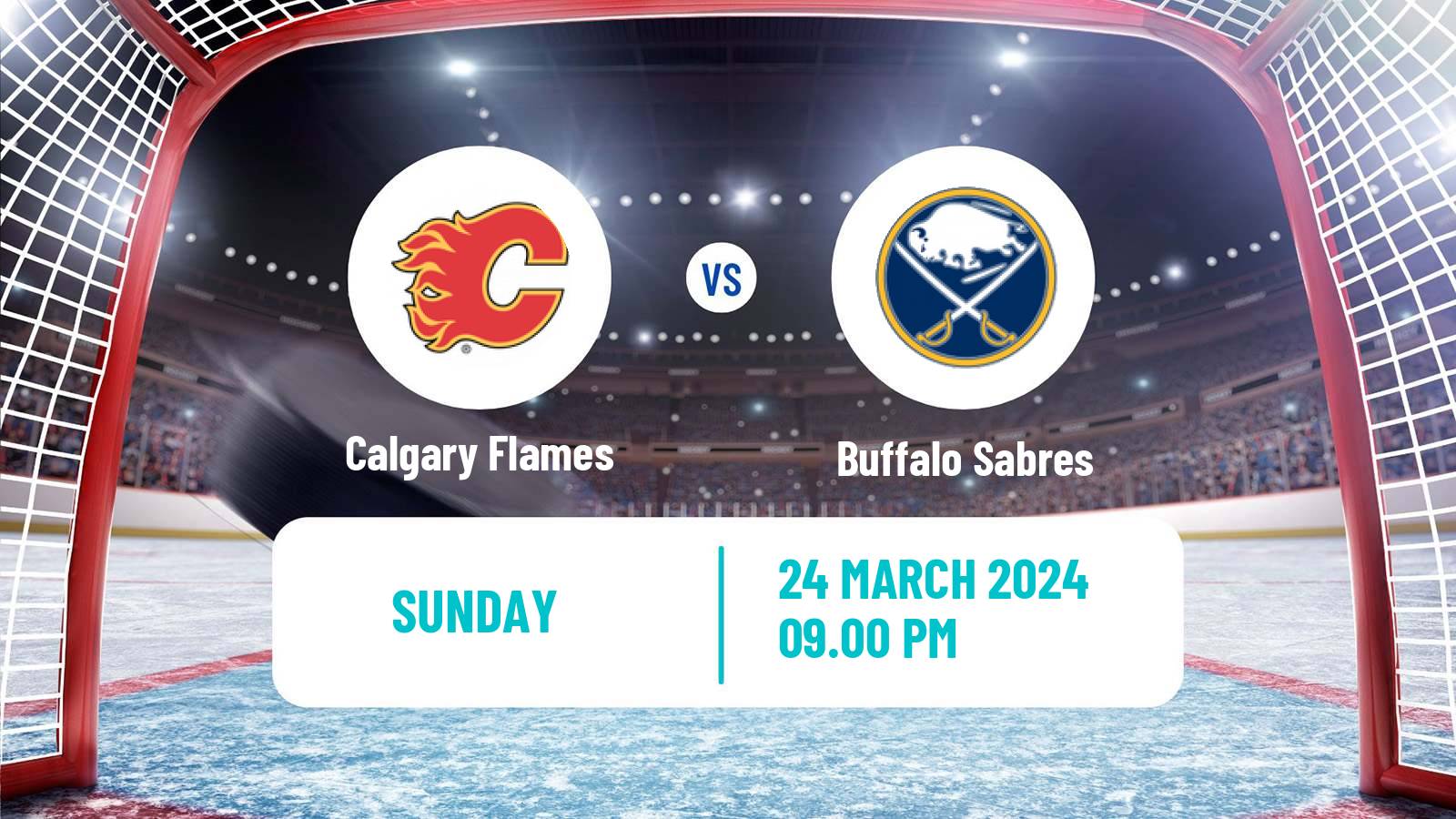Hockey NHL Calgary Flames - Buffalo Sabres