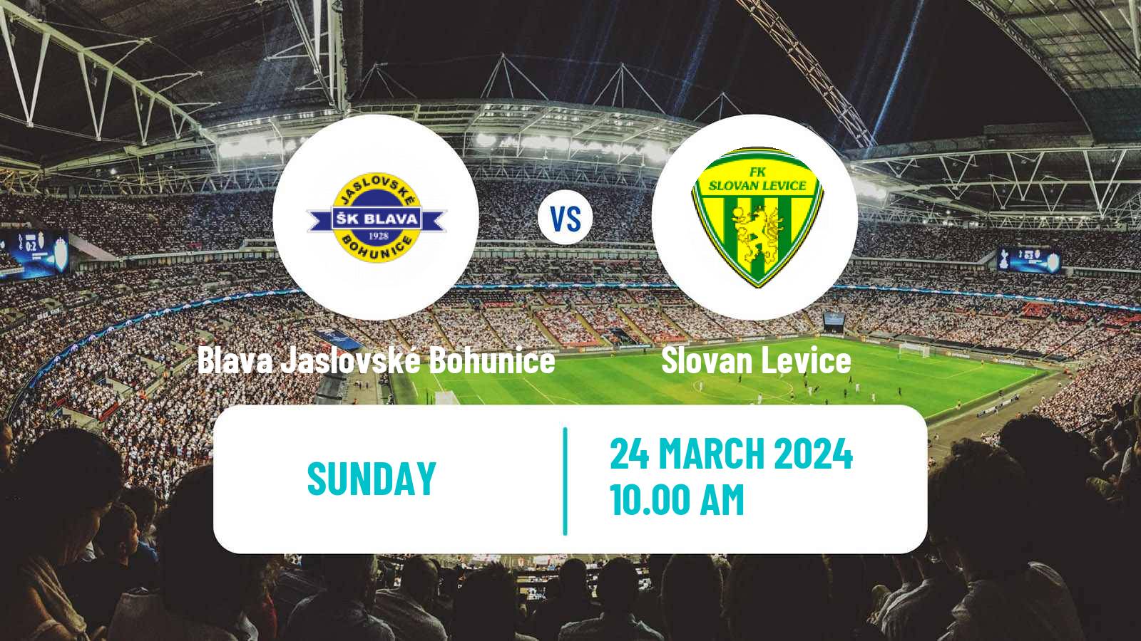 Soccer Slovak 4 Liga West Blava Jaslovské Bohunice - Slovan Levice