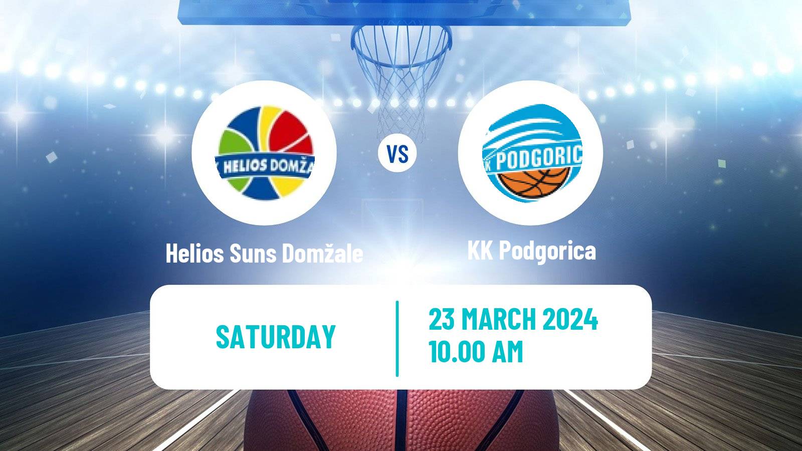 Basketball Adriatic League 2 Helios Suns Domžale - Podgorica