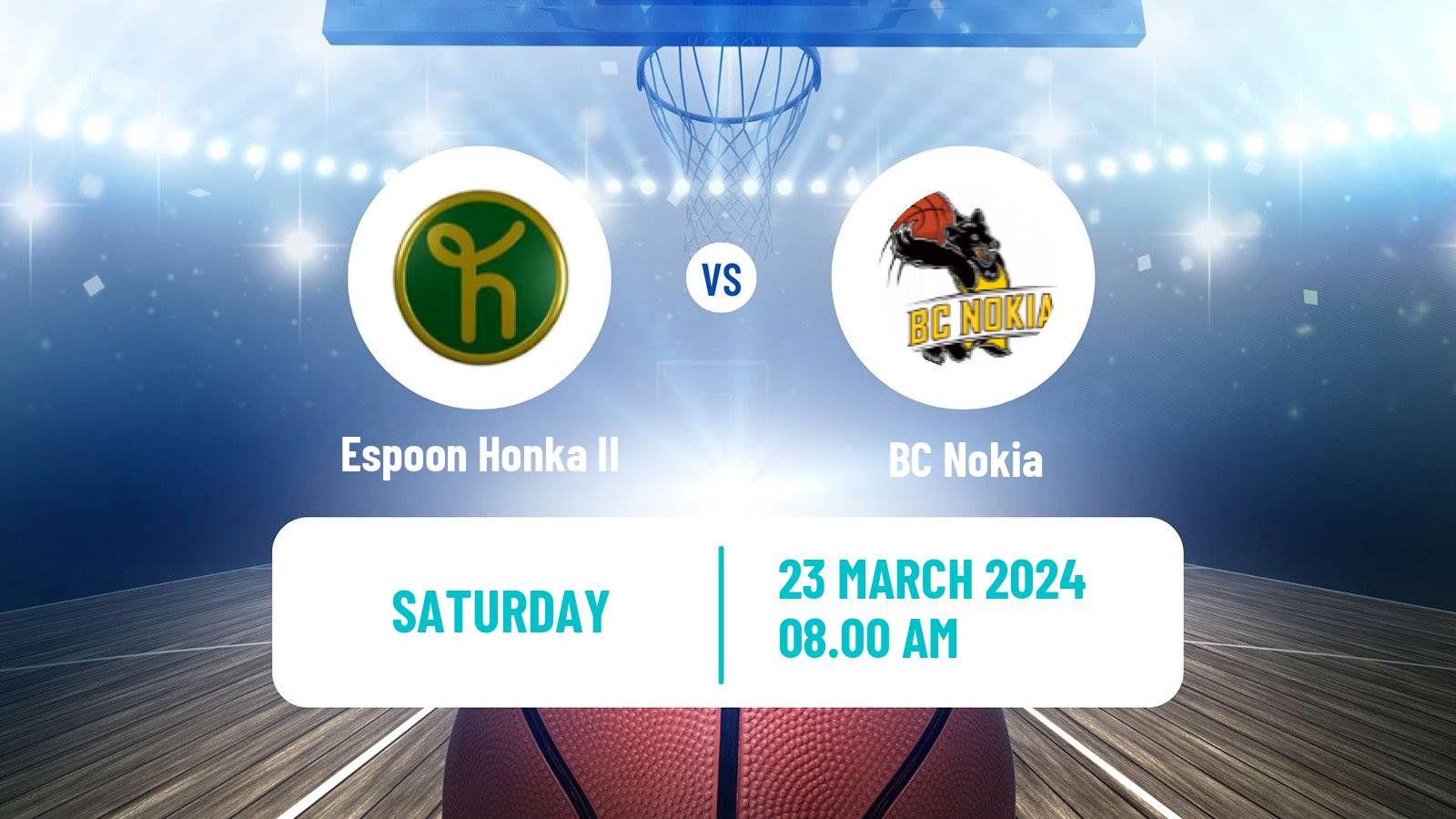 Basketball Finnish I Divisioona Basketball Women Espoon Honka II - BC Nokia