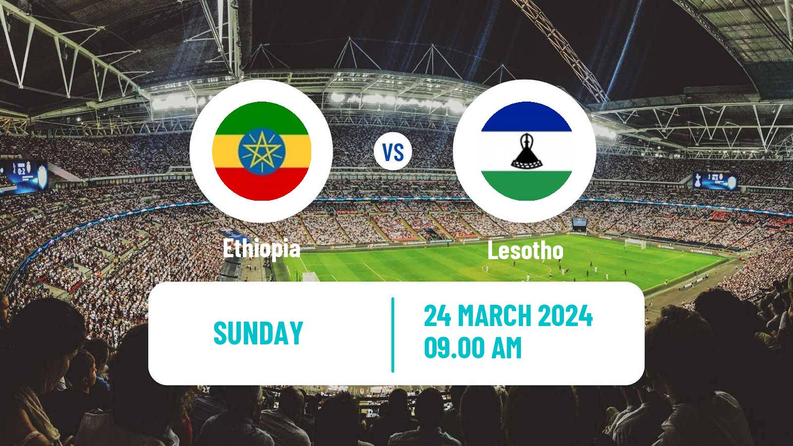 Soccer Friendly Ethiopia - Lesotho