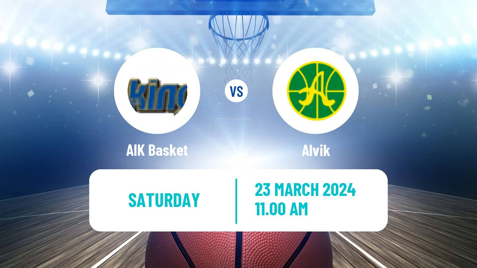 Basketball Swedish Basketligan Women AIK Basket - Alvik