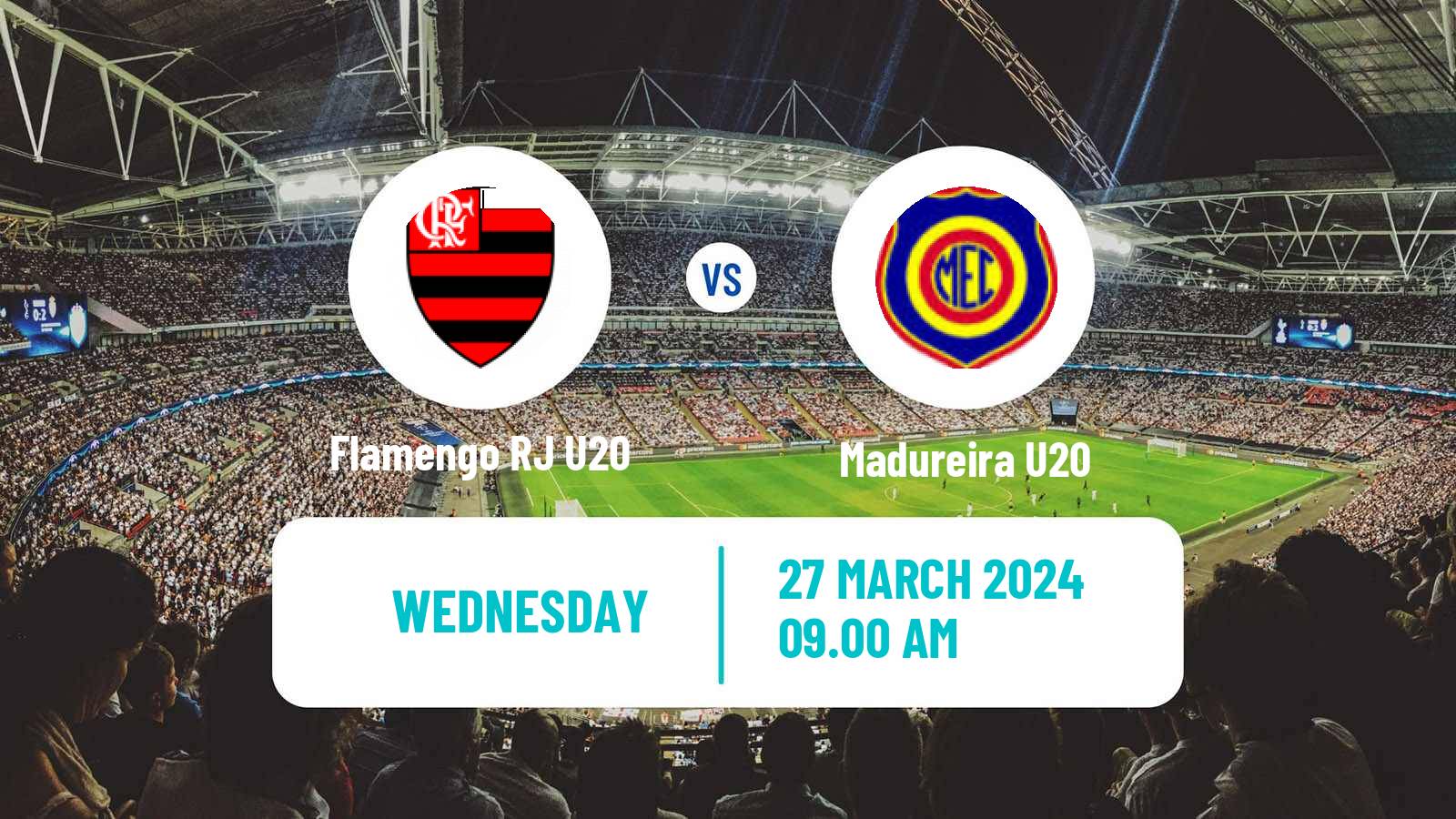 Soccer Brazilian Copa Rio U20 Flamengo RJ U20 - Madureira U20