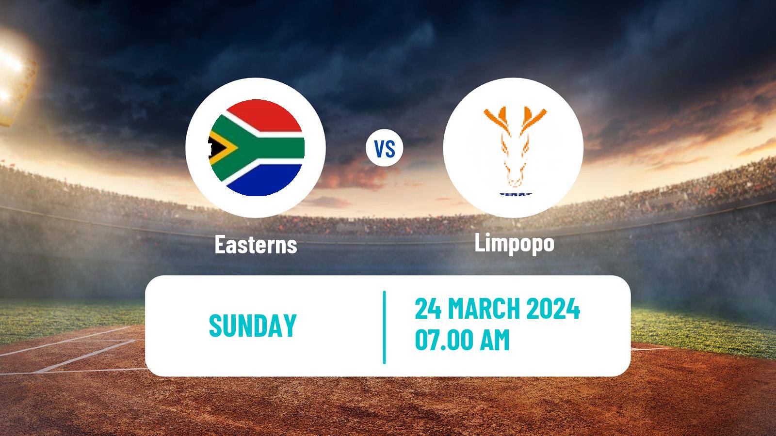 Cricket CSA Provincial T20 Cup Easterns - Limpopo