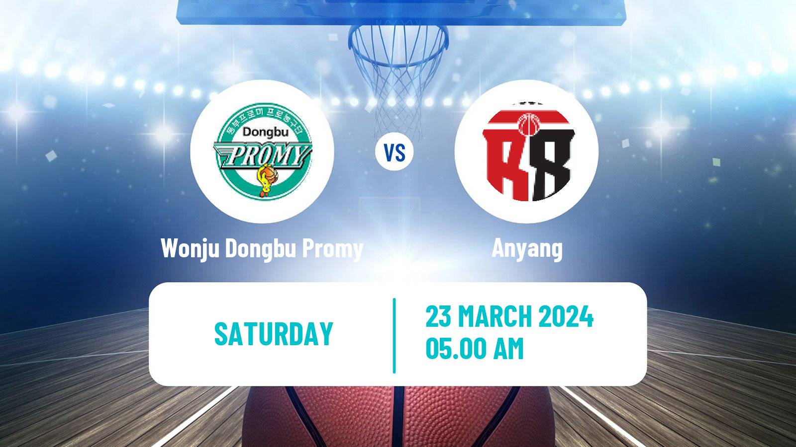 Basketball KBL Wonju Dongbu Promy - Anyang