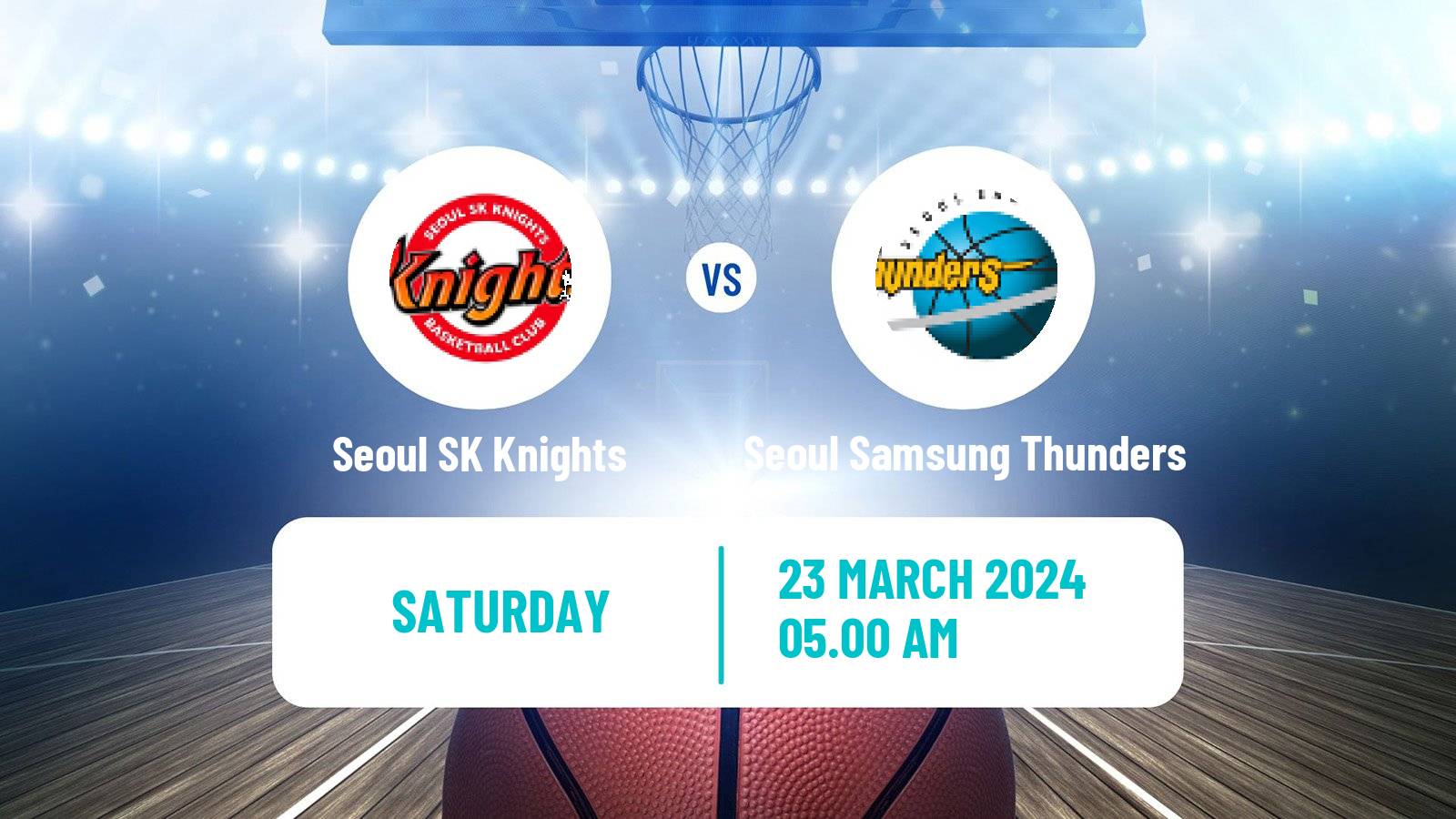 Basketball KBL Seoul SK Knights - Seoul Samsung Thunders
