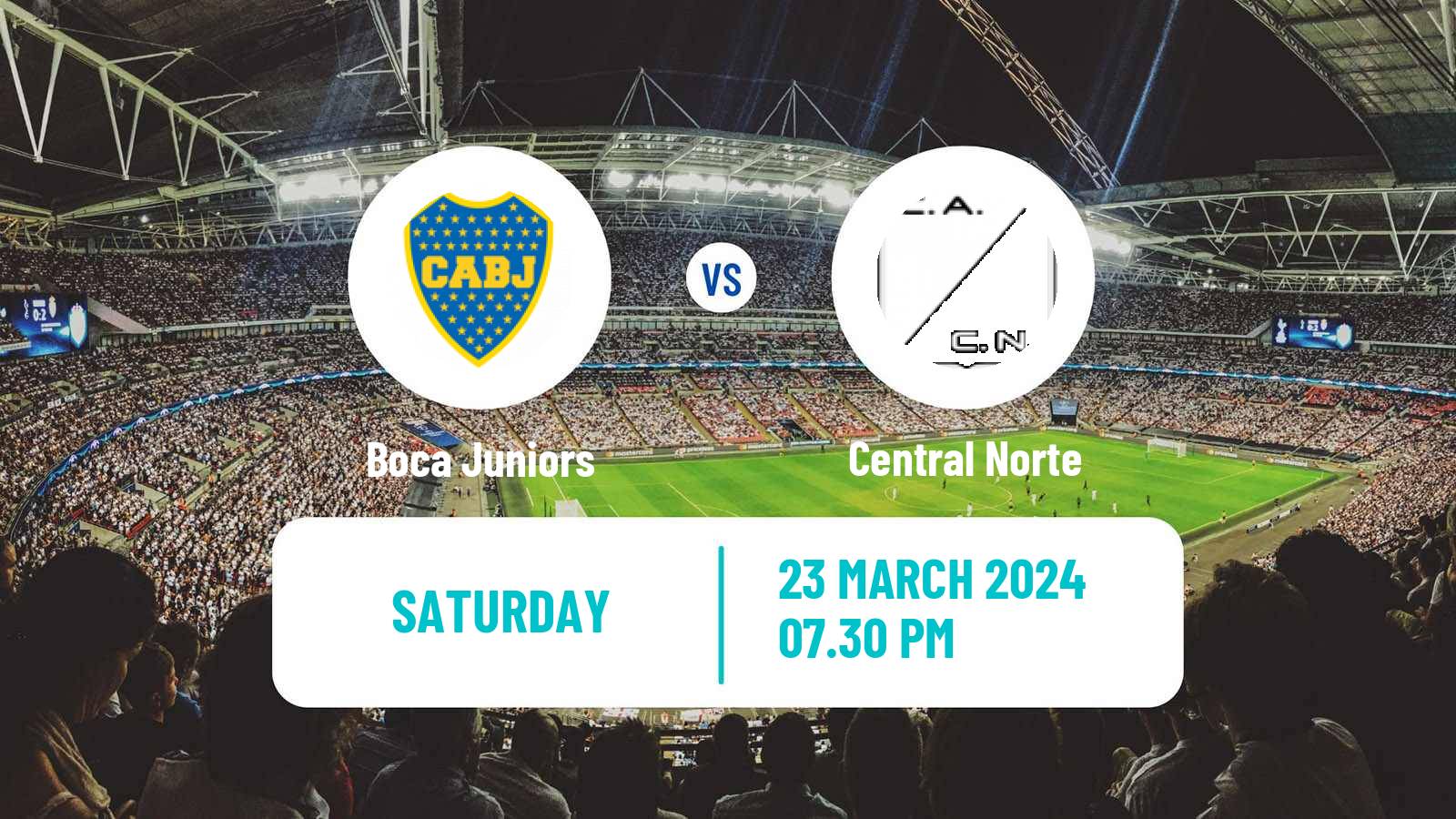 Soccer Copa Argentina Boca Juniors - Central Norte