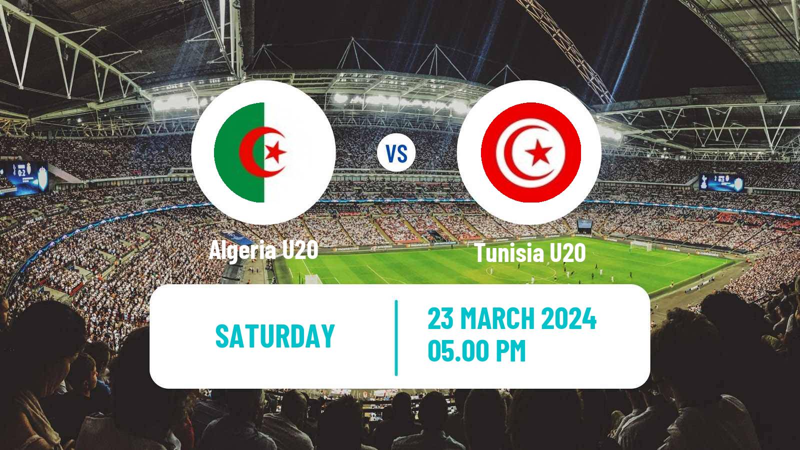 Soccer Friendly Algeria U20 - Tunisia U20