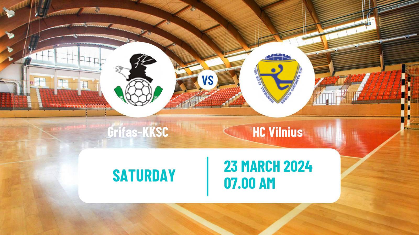 Handball Lietuvos Lyga Handball Grifas-KKSC - Vilnius