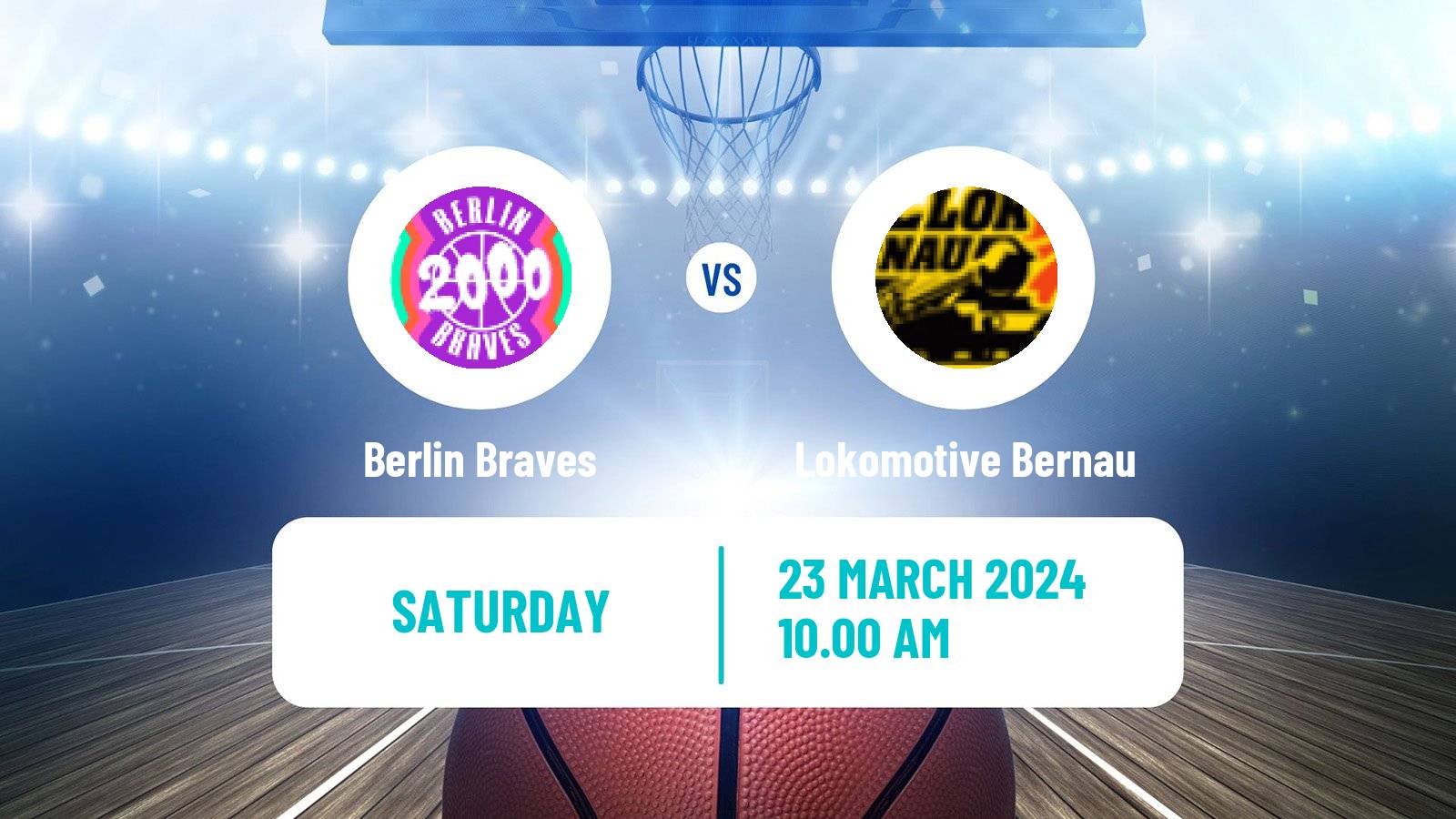 Basketball German Pro B Basketball Berlin Braves - Lokomotive Bernau