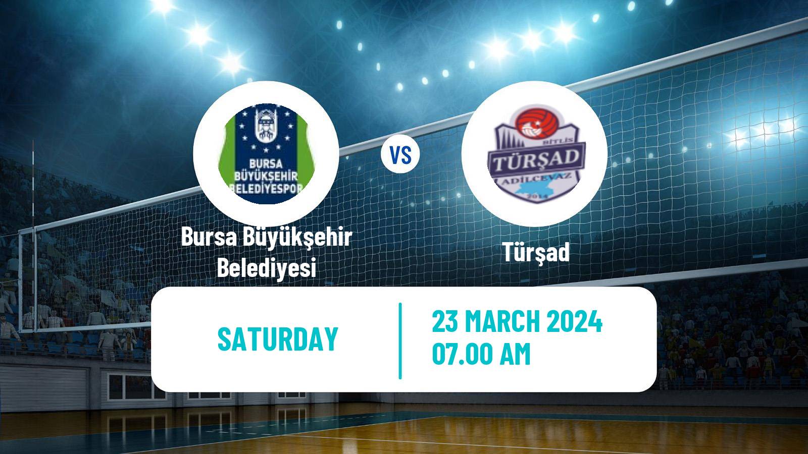 Volleyball Turkish Efeler Ligi Volleyball Bursa Büyükşehir Belediyesi - Türşad