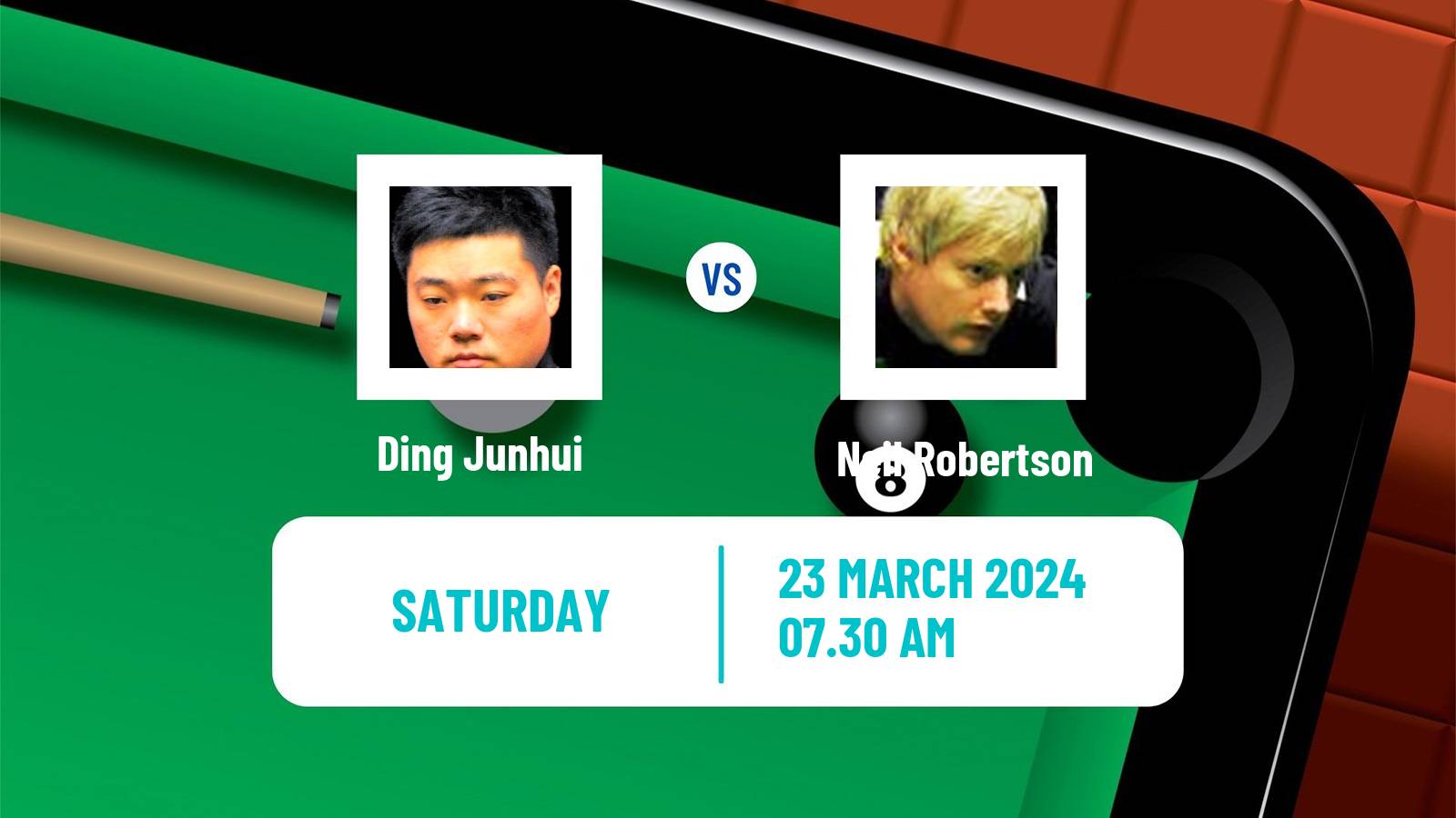Snooker World Open Ding Junhui - Neil Robertson