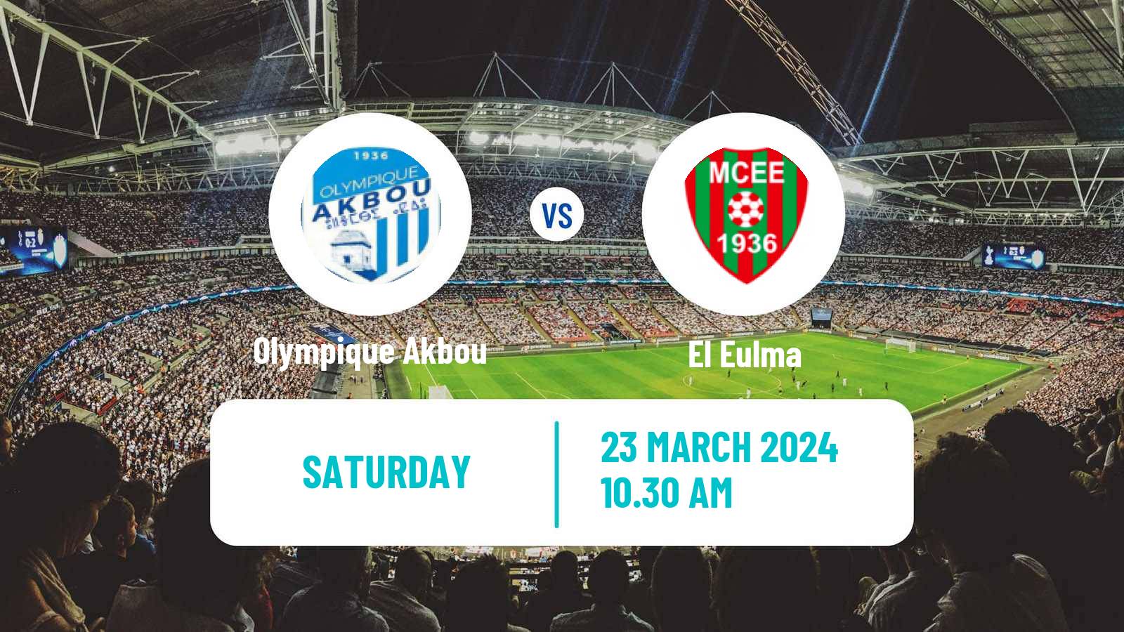 Soccer Algerian Ligue 2 Olympique Akbou - El Eulma