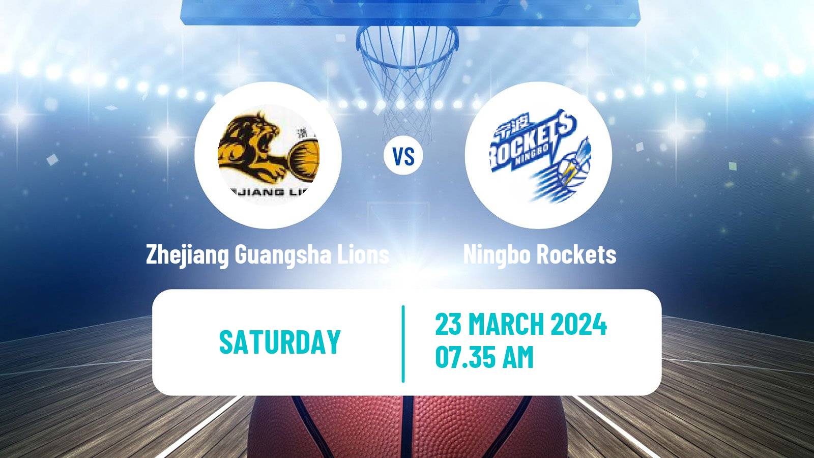 Basketball CBA Zhejiang Guangsha Lions - Ningbo Rockets