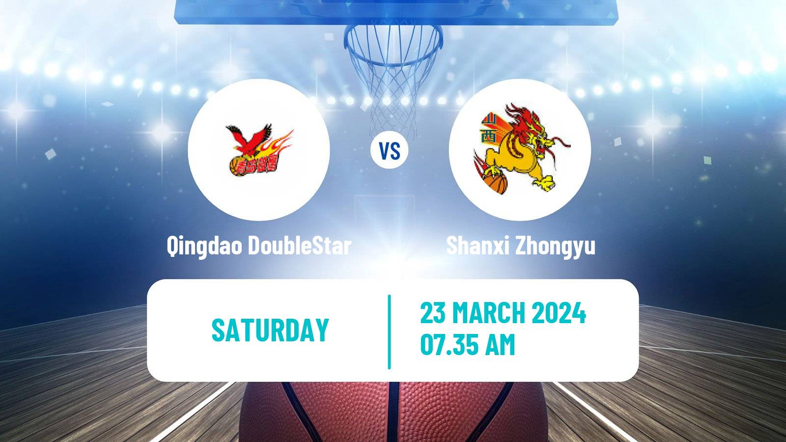Basketball CBA Qingdao DoubleStar - Shanxi Zhongyu
