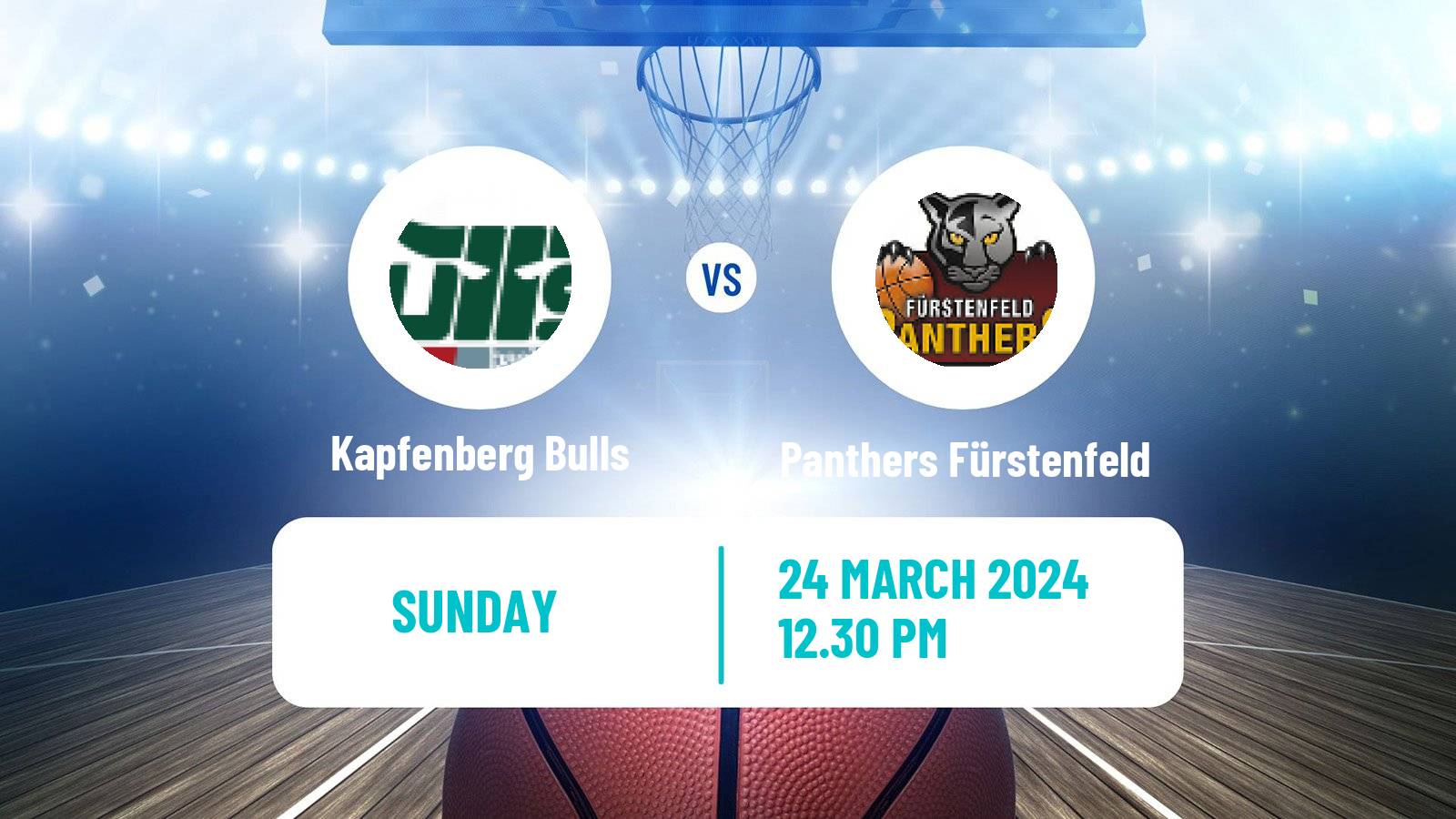 Basketball Austrian Superliga Basketball Kapfenberg Bulls - Panthers Fürstenfeld