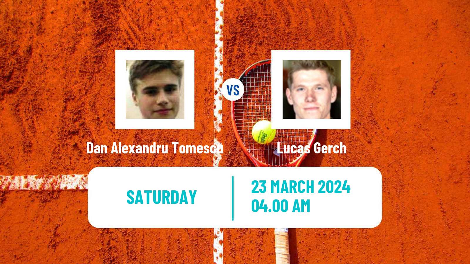 Tennis ITF M15 Alaminos Larnaca 2 Men Dan Alexandru Tomescu - Lucas Gerch