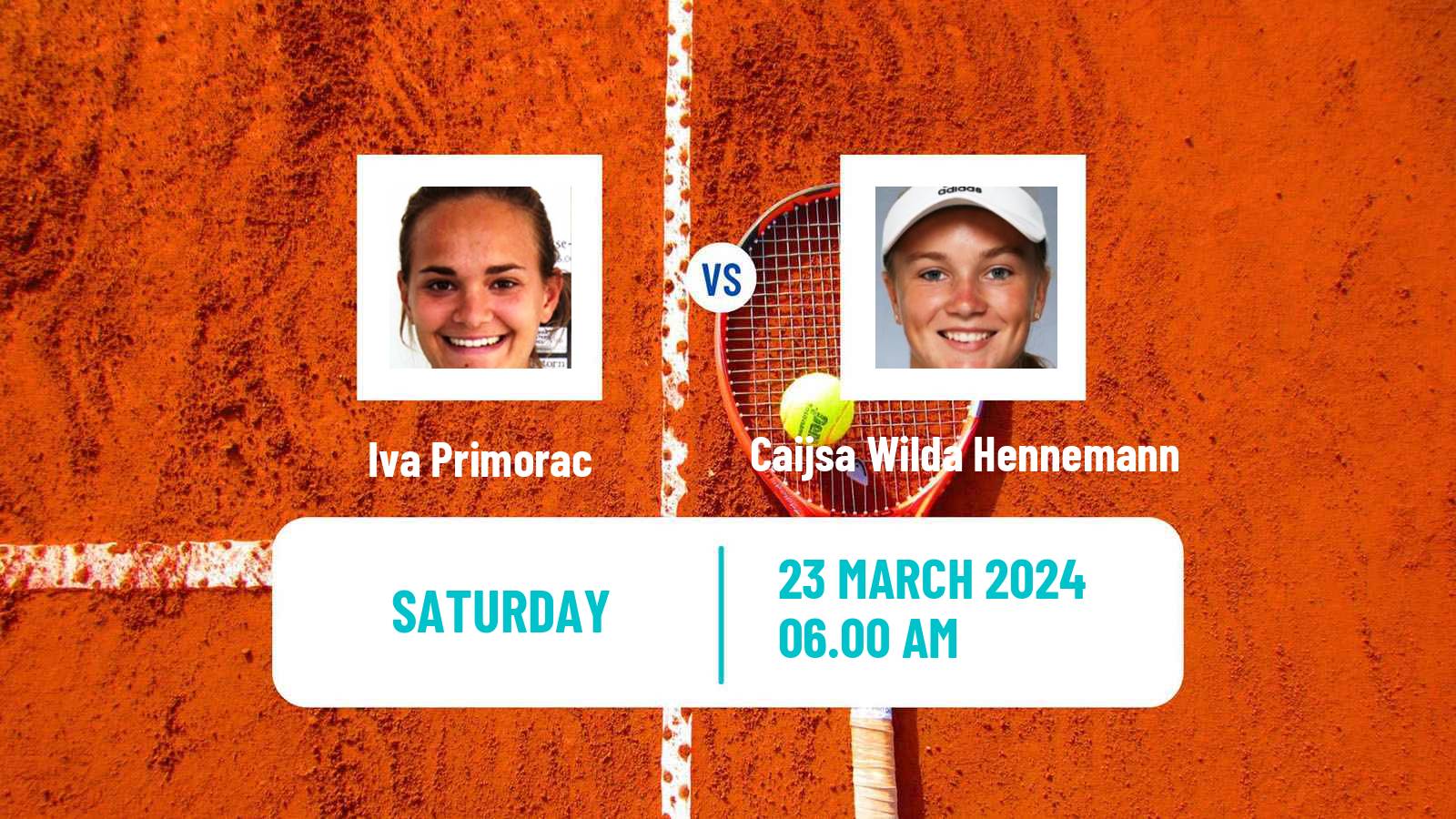 Tennis ITF W15 Sabadell Women Iva Primorac - Caijsa Wilda Hennemann