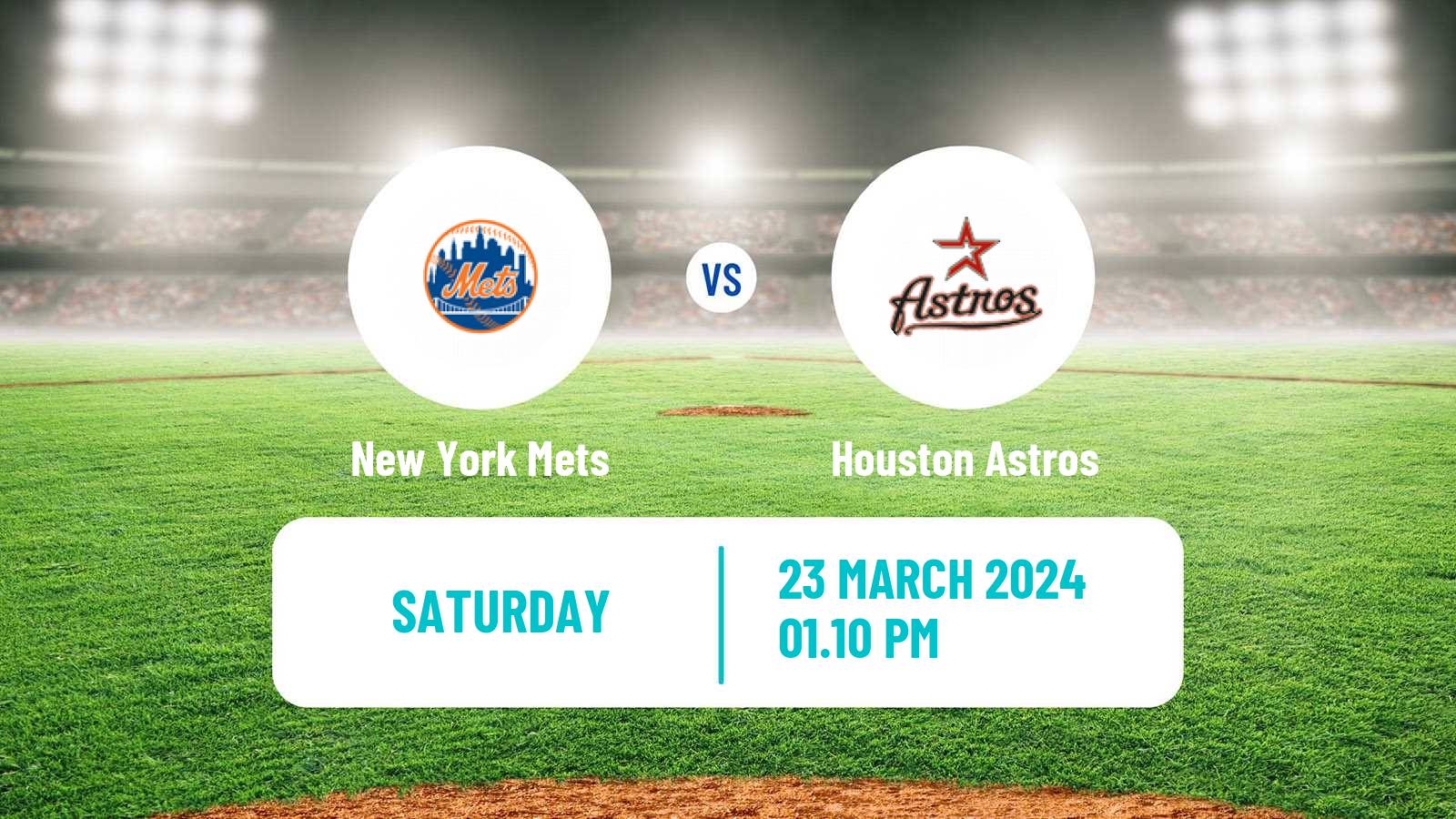 Baseball MLB Spring Training New York Mets - Houston Astros