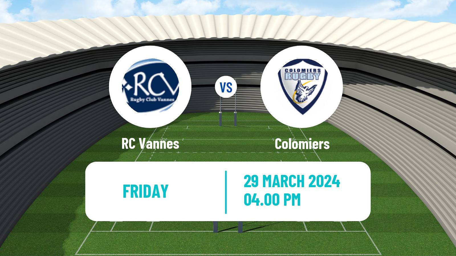 Rugby union French Pro D2 Vannes - Colomiers