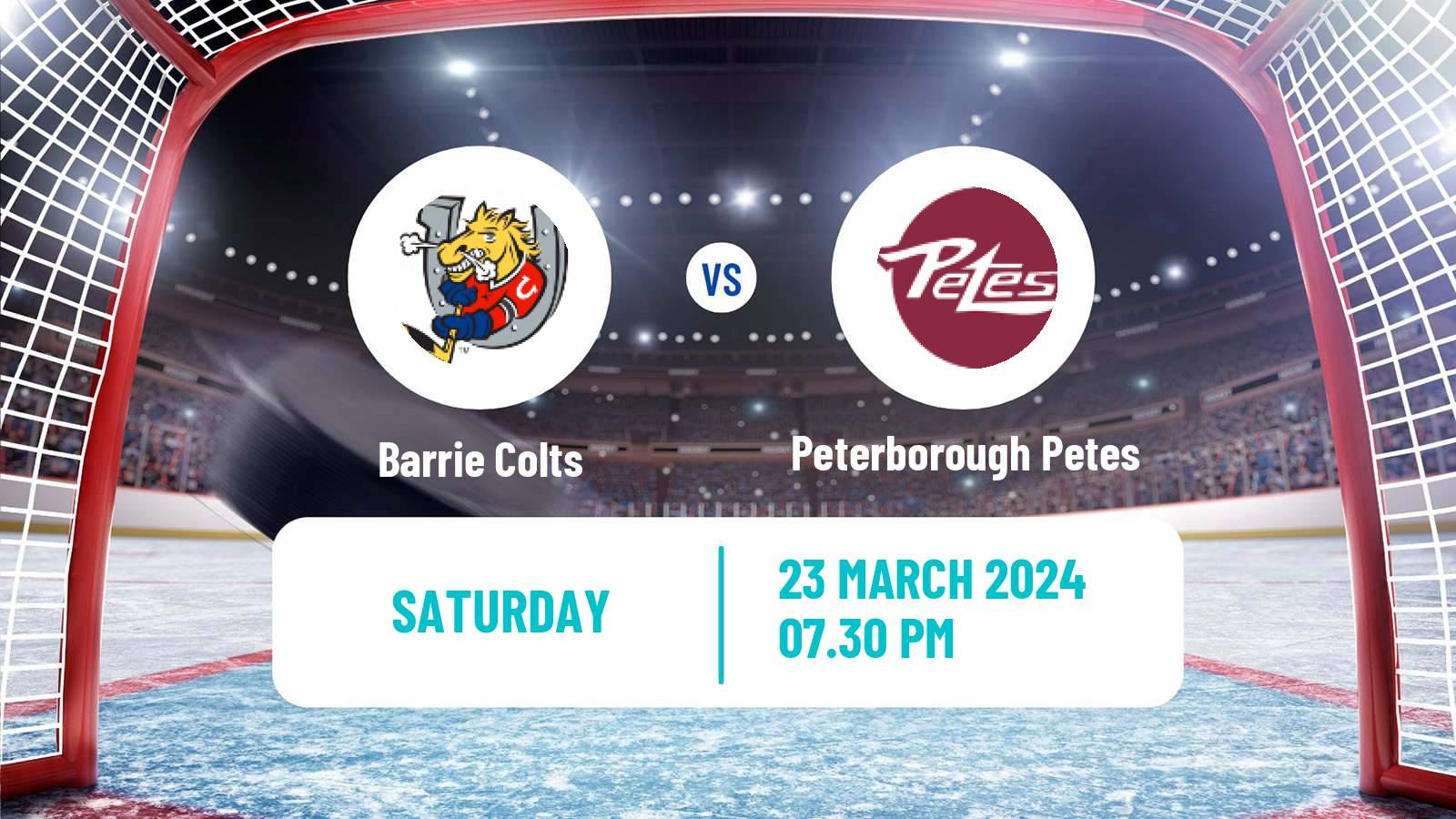 Hockey OHL Barrie Colts - Peterborough Petes