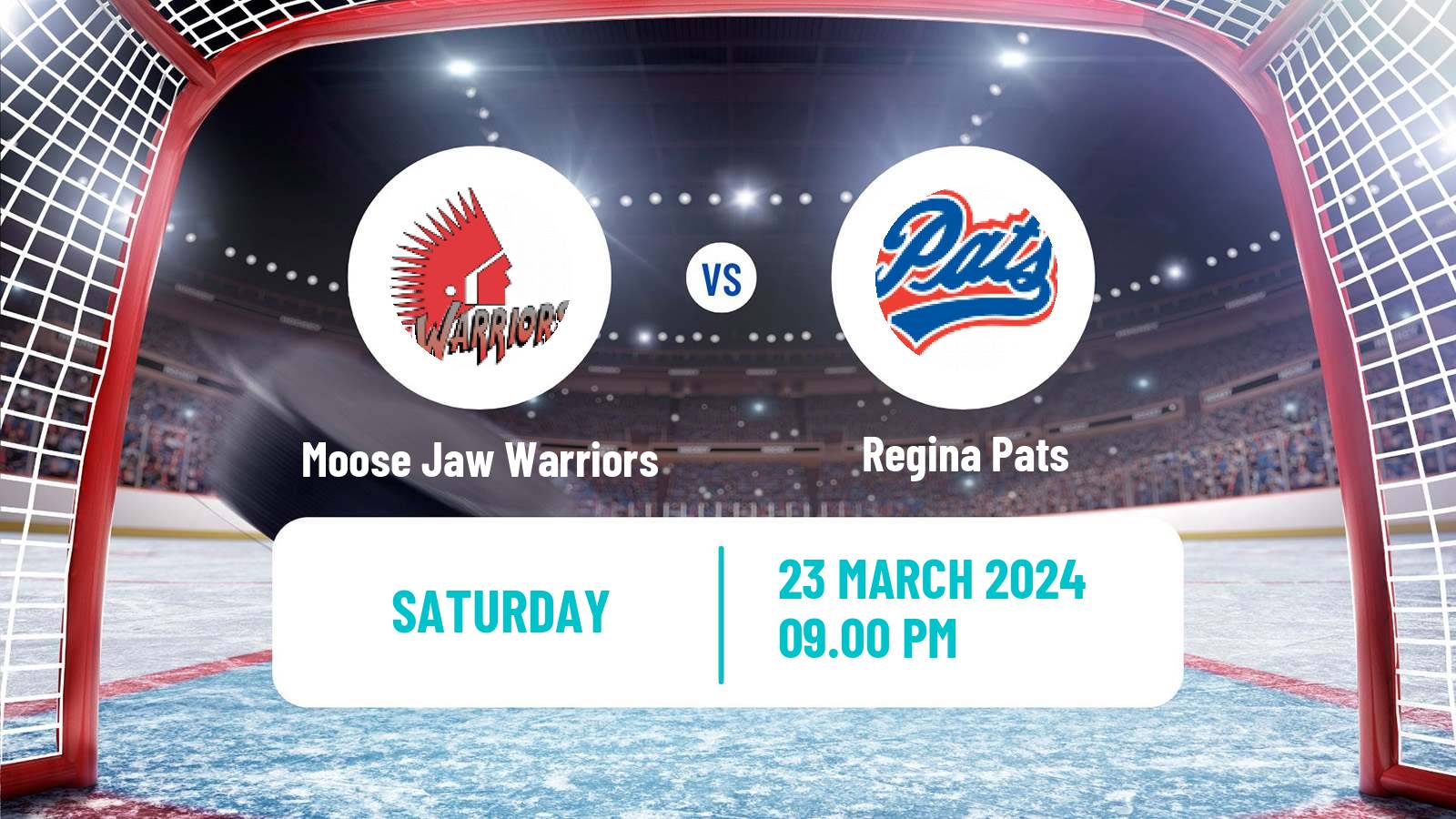 Hockey WHL Moose Jaw Warriors - Regina Pats