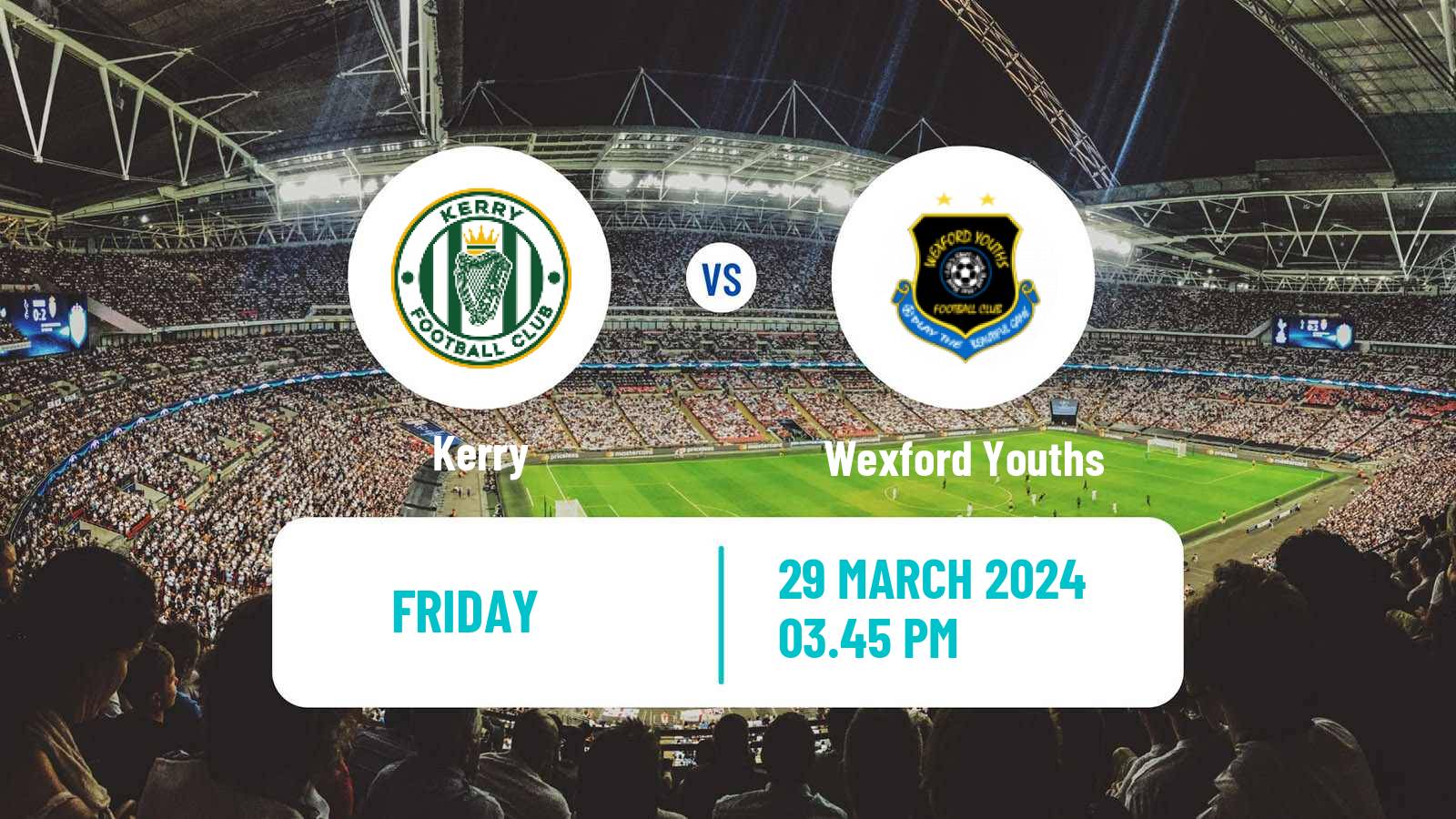 Soccer Irish Division 1 Kerry - Wexford Youths