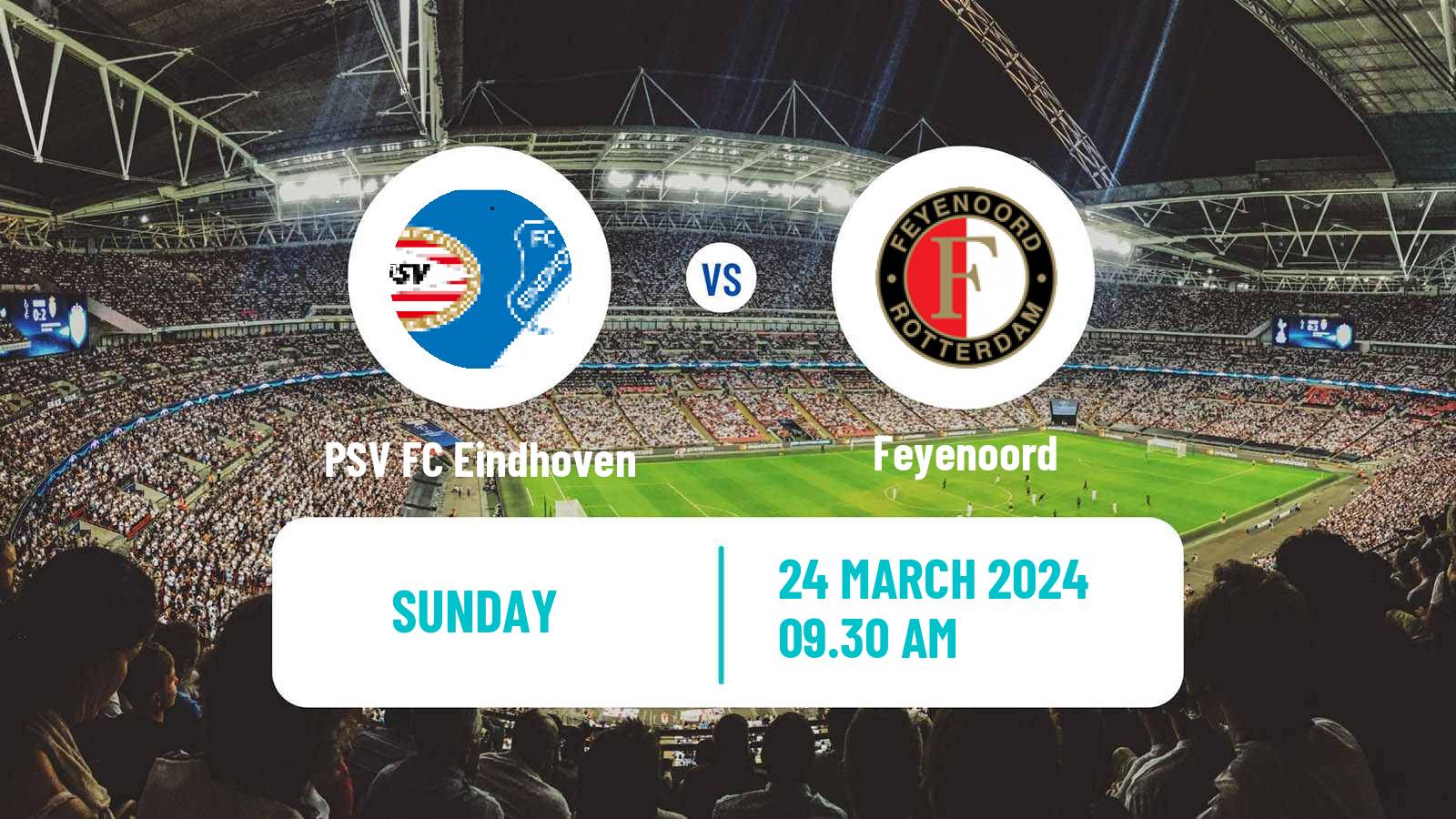 Soccer Dutch Eredivisie Women PSV FC Eindhoven - Feyenoord