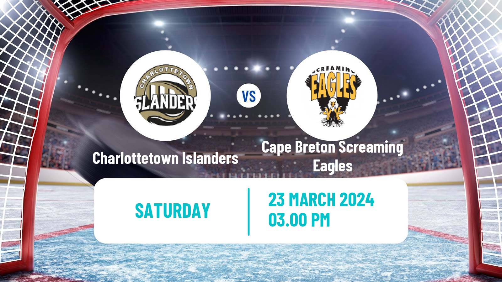Hockey QMJHL Charlottetown Islanders - Cape Breton Screaming Eagles