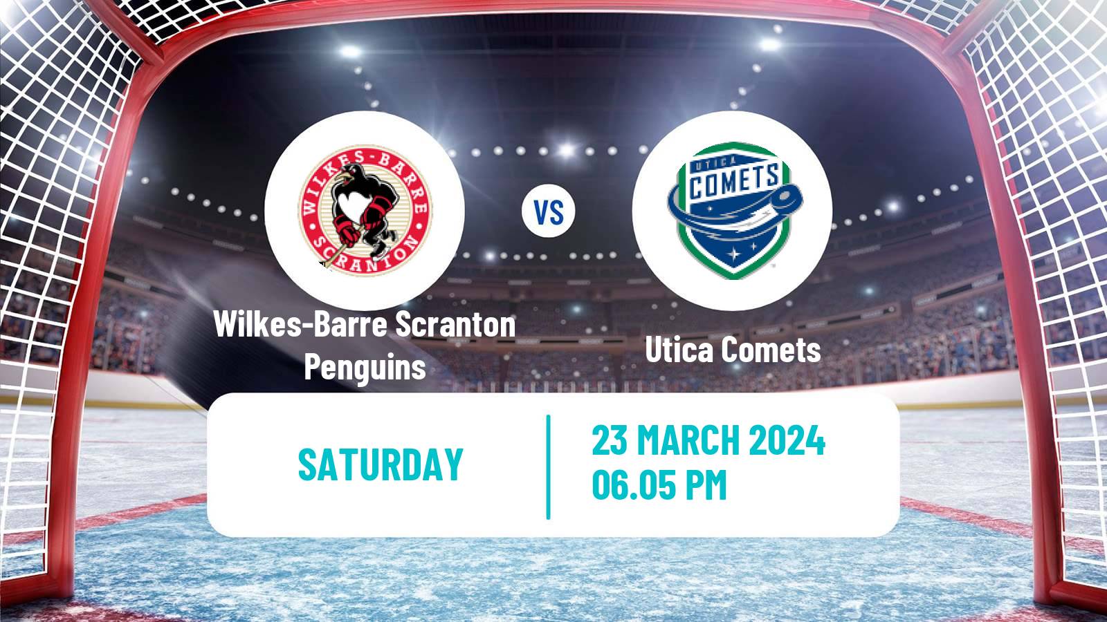 Hockey AHL Wilkes-Barre Scranton Penguins - Utica Comets