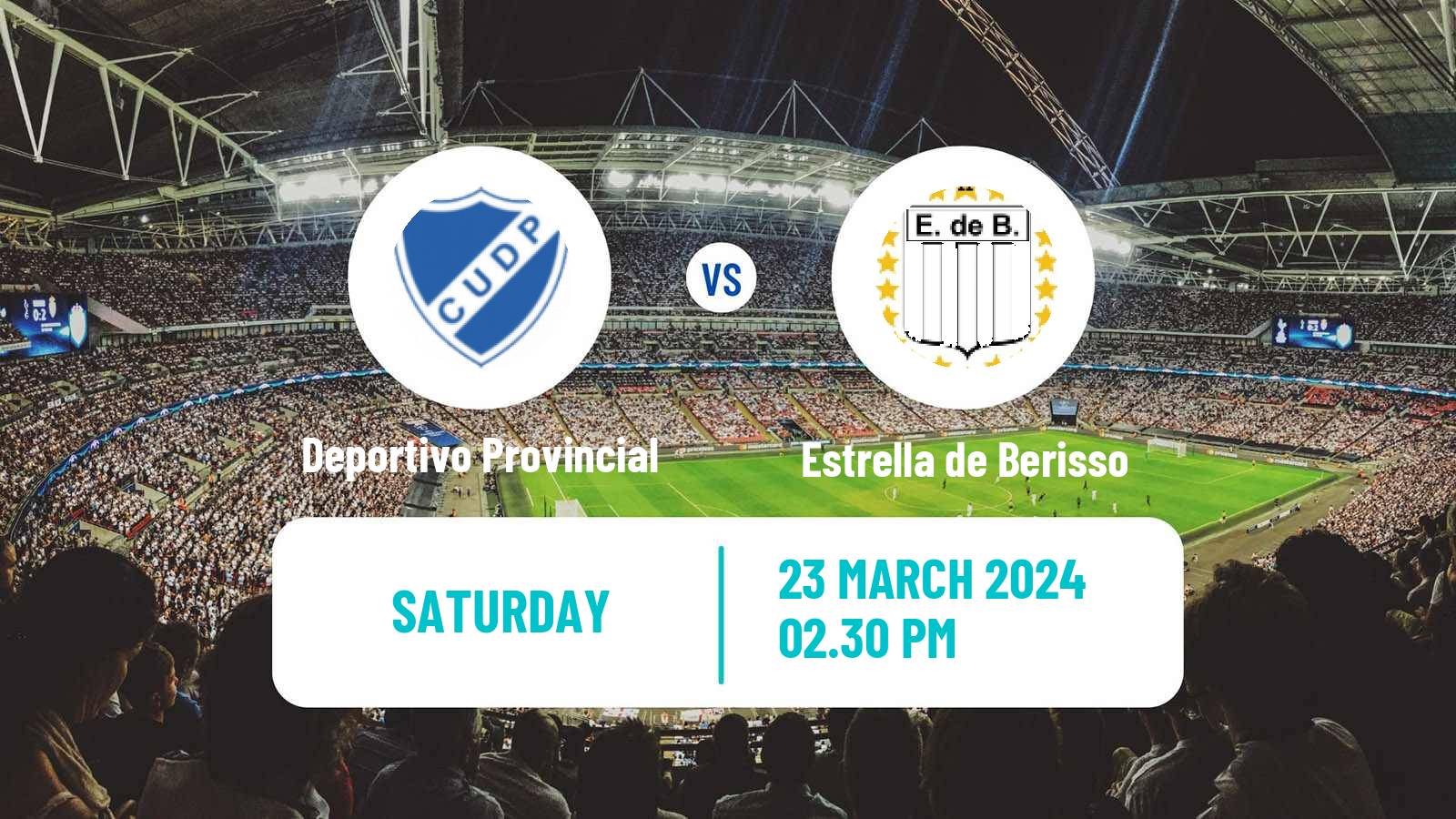 Soccer Argentinian Torneo Promocional Amateur Deportivo Provincial - Estrella de Berisso