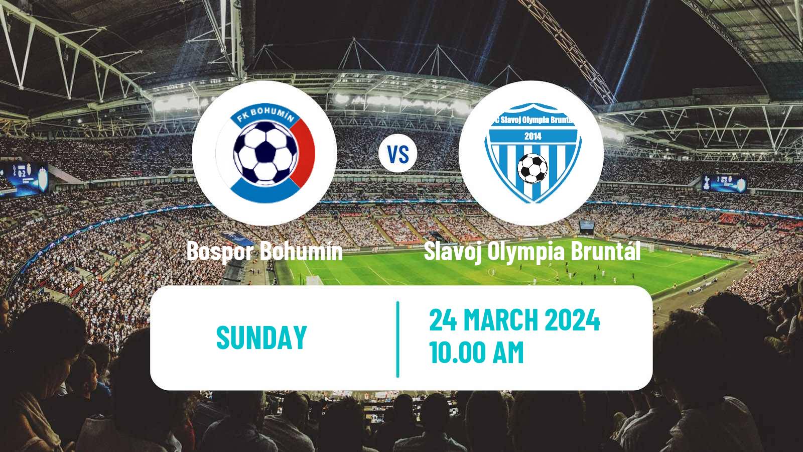 Soccer Czech Division F Bospor Bohumín - Slavoj Olympia Bruntál