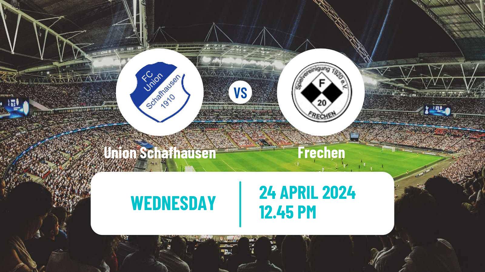 Soccer German Oberliga Mittelrhein Union Schafhausen - Frechen