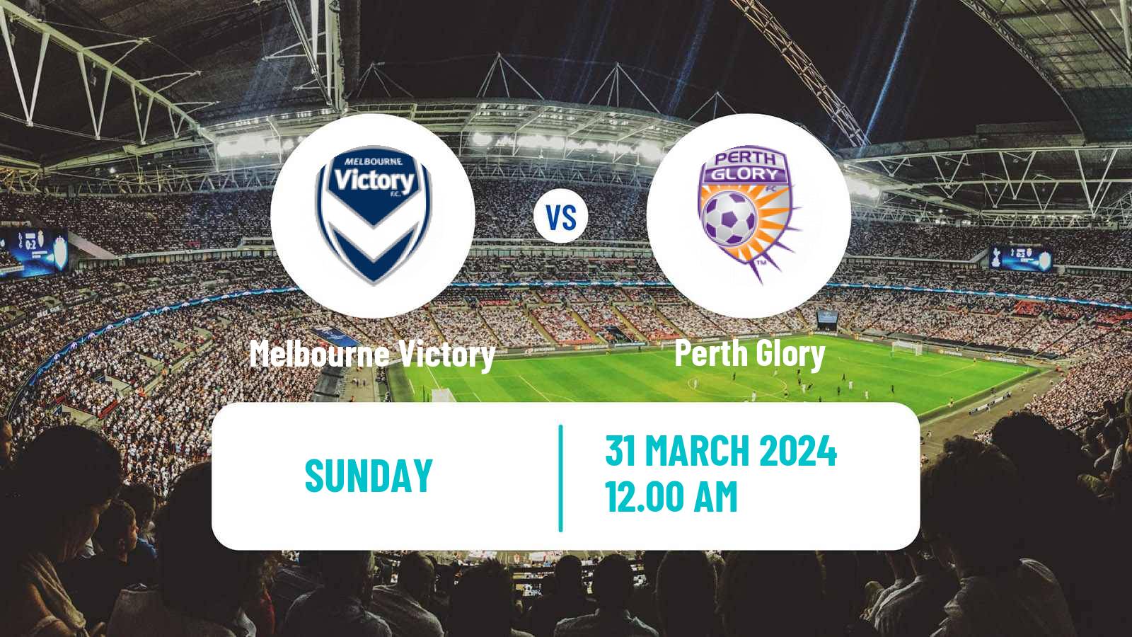 Soccer Australian A-League Melbourne Victory - Perth Glory