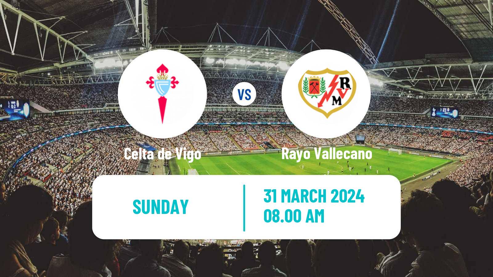 Soccer Spanish LaLiga Celta de Vigo - Rayo Vallecano