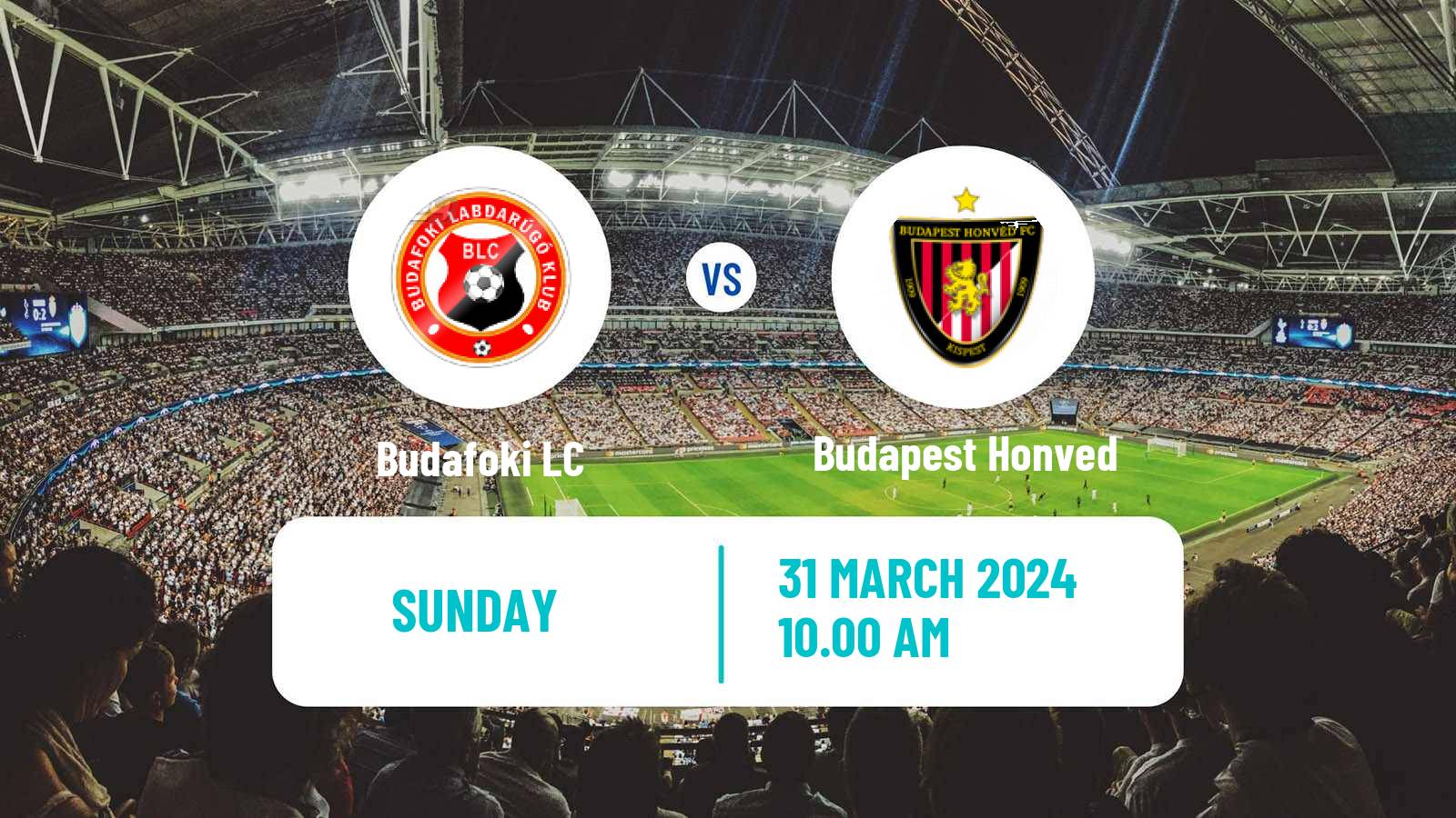 Soccer Hungarian NB II Budafoki - Budapest Honved