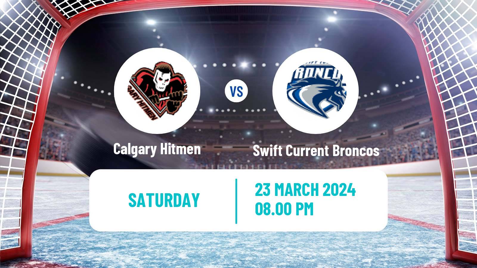 Hockey WHL Calgary Hitmen - Swift Current Broncos