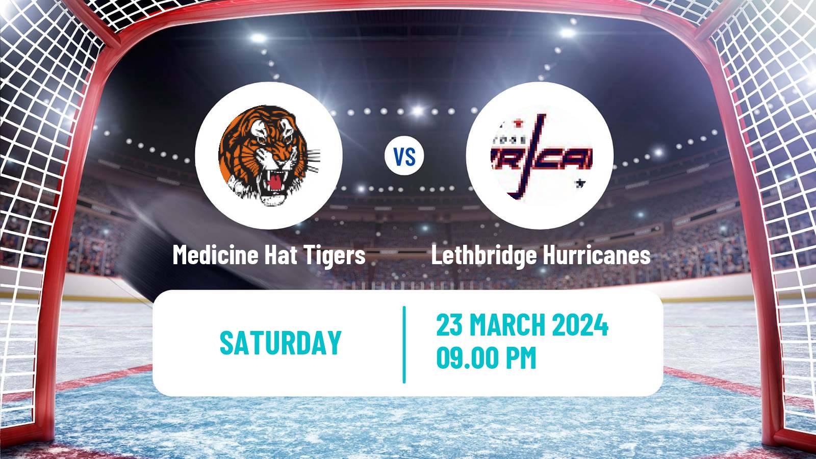 Hockey WHL Medicine Hat Tigers - Lethbridge Hurricanes