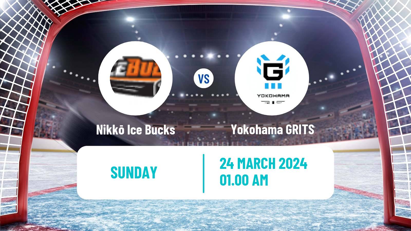 Hockey Asia League Ice Hockey Nikkō Ice Bucks - Yokohama GRITS